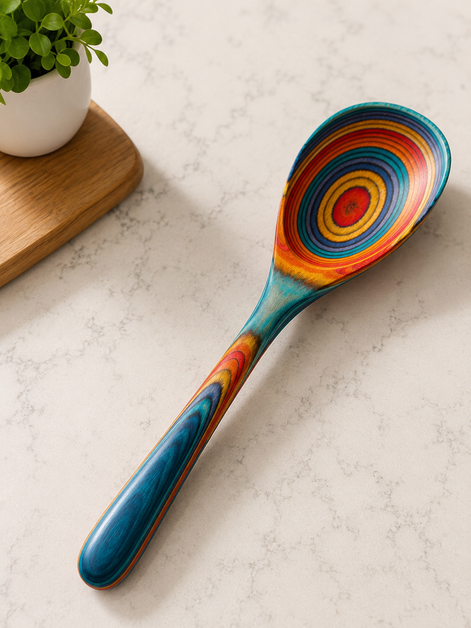 Baltique® Montego Bay Colorful Wooden Cooking Spoon