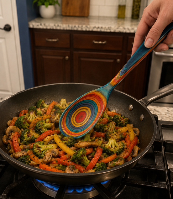 Baltique® Montego Bay Colorful Wooden Cooking Spoon