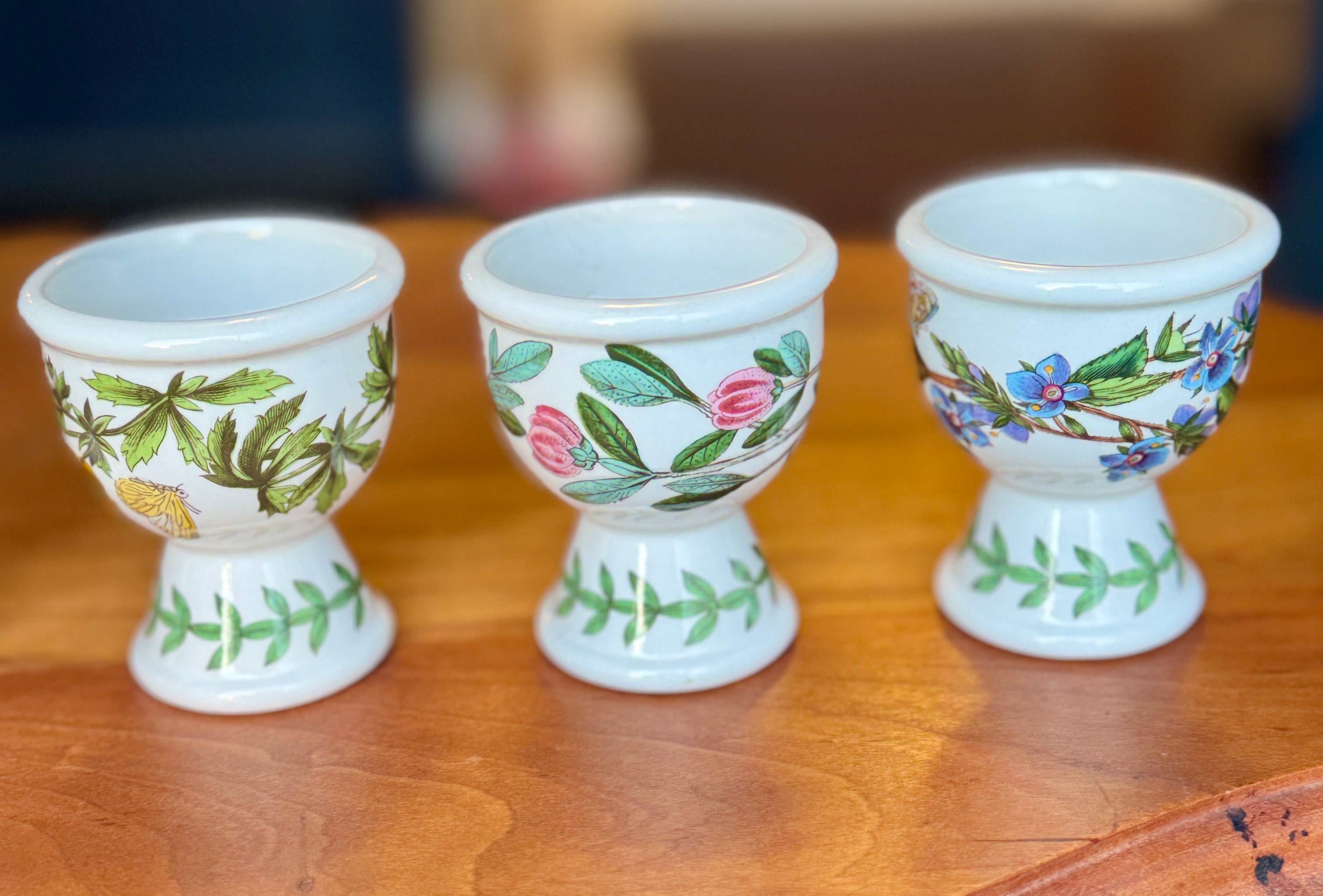 Set of 6 Portmeirion Botanic Garden Egg Cups
