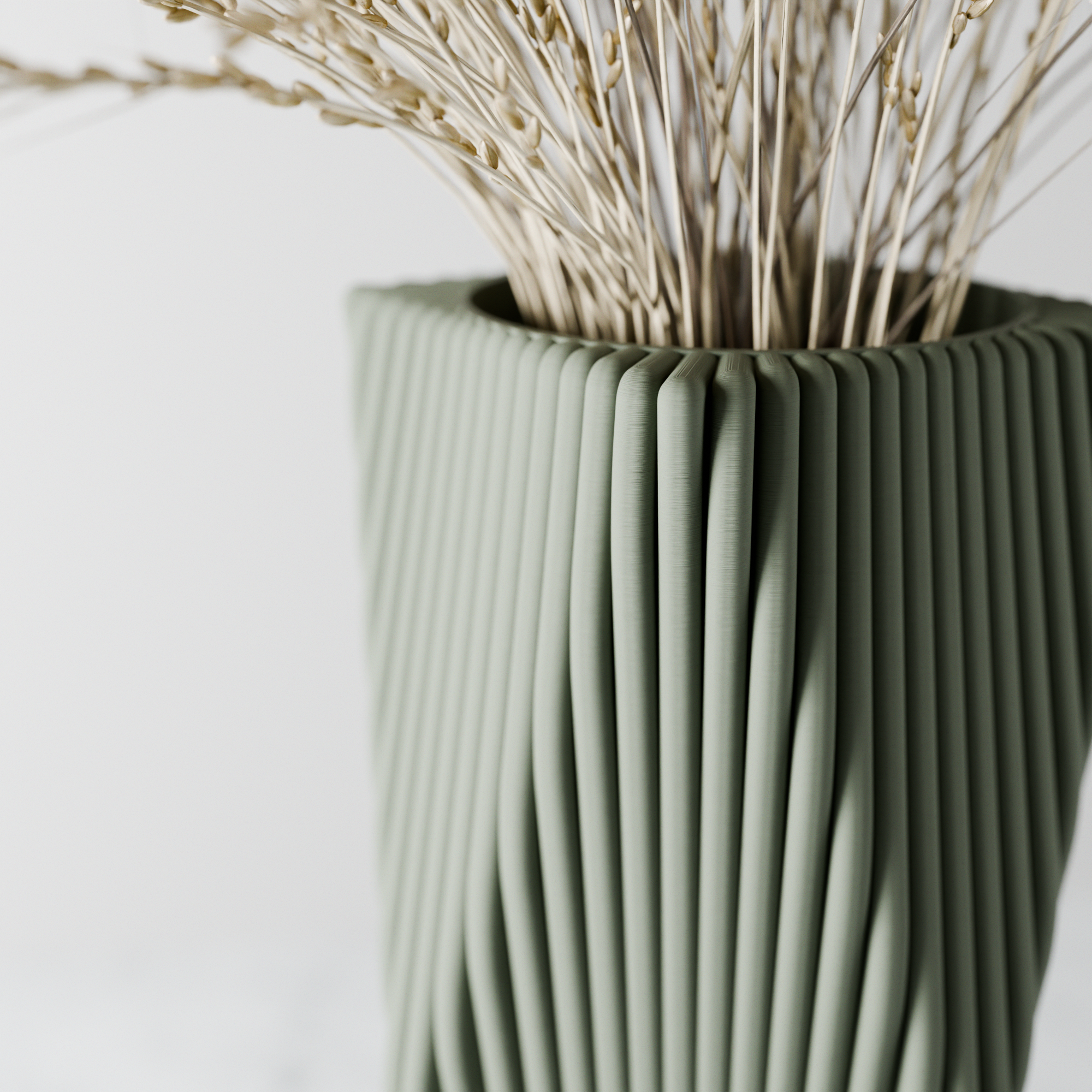 TIDES Vase: Muted Green / With Insert