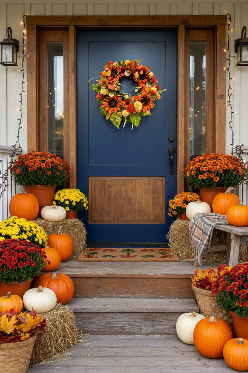 Tangerine Twist Wreath