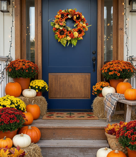 Tangerine Twist Wreath