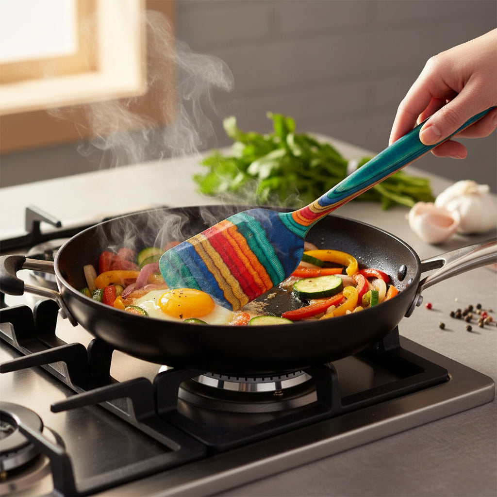 Baltique Montego Bay Collection Multicolored Wooden Spatula