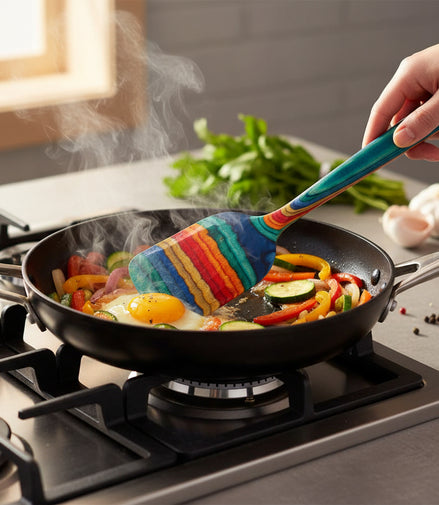 Baltique Montego Bay Collection Multicolored Wooden Spatula