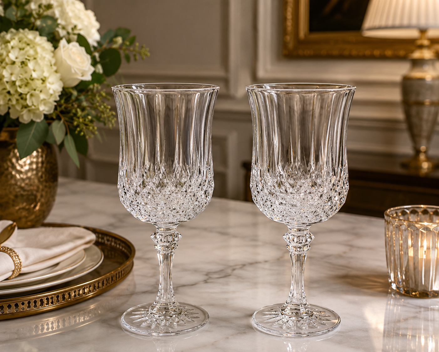 Cristal d'Arques Longchamp Wine Glass