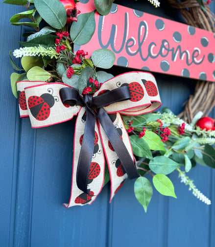 Pomegranate Eucalyptus Welcome Wreath
