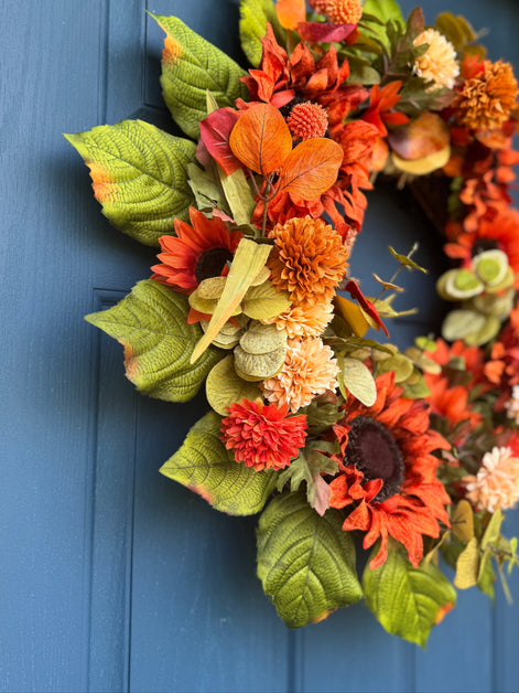 Tangerine Twist Wreath