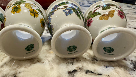 Set of 6 Portmeirion Botanic Garden Egg Cups