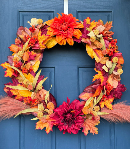 Vibrant Harvest Wreath