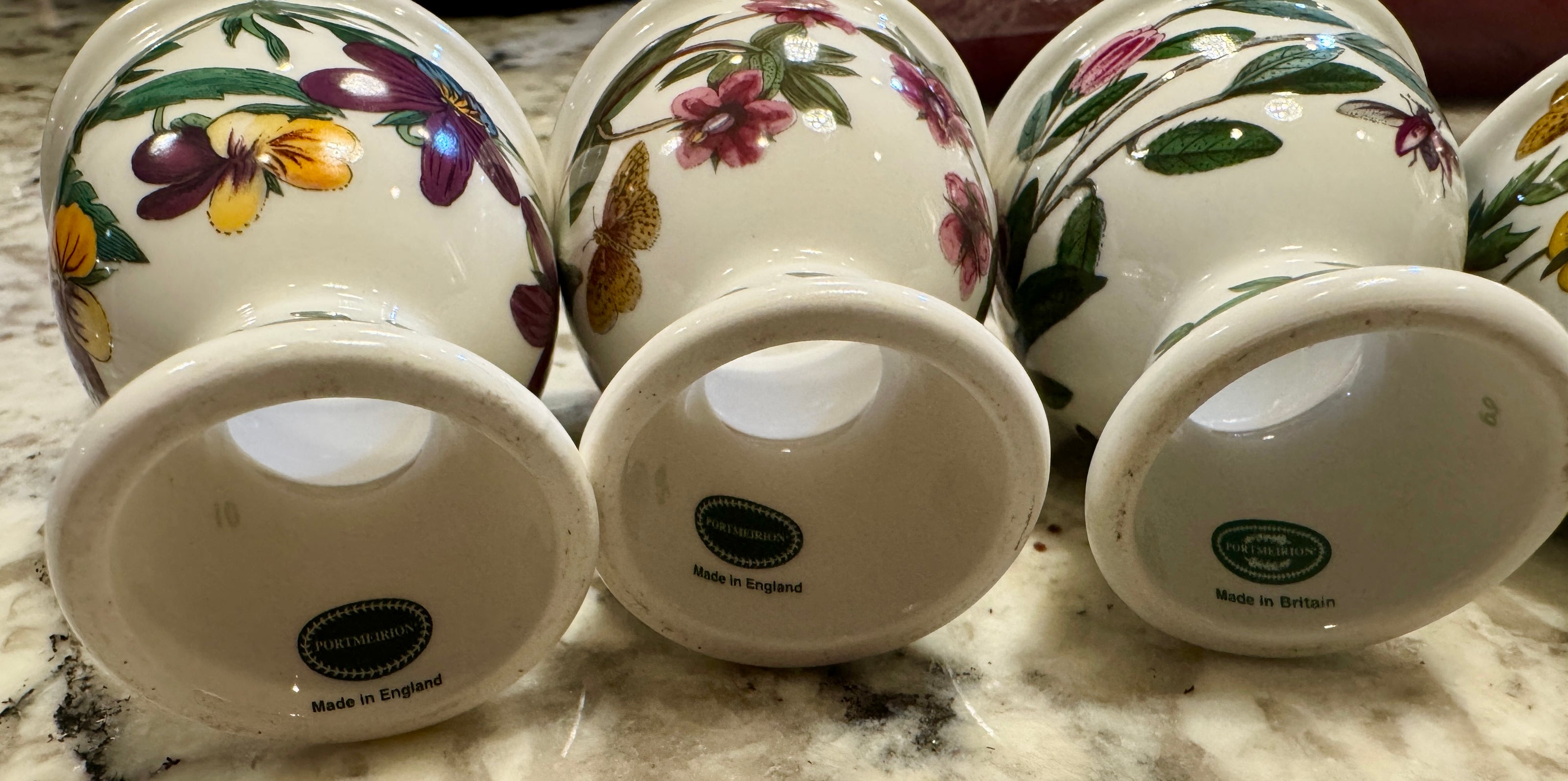 Set of 6 Portmeirion Botanic Garden Egg Cups
