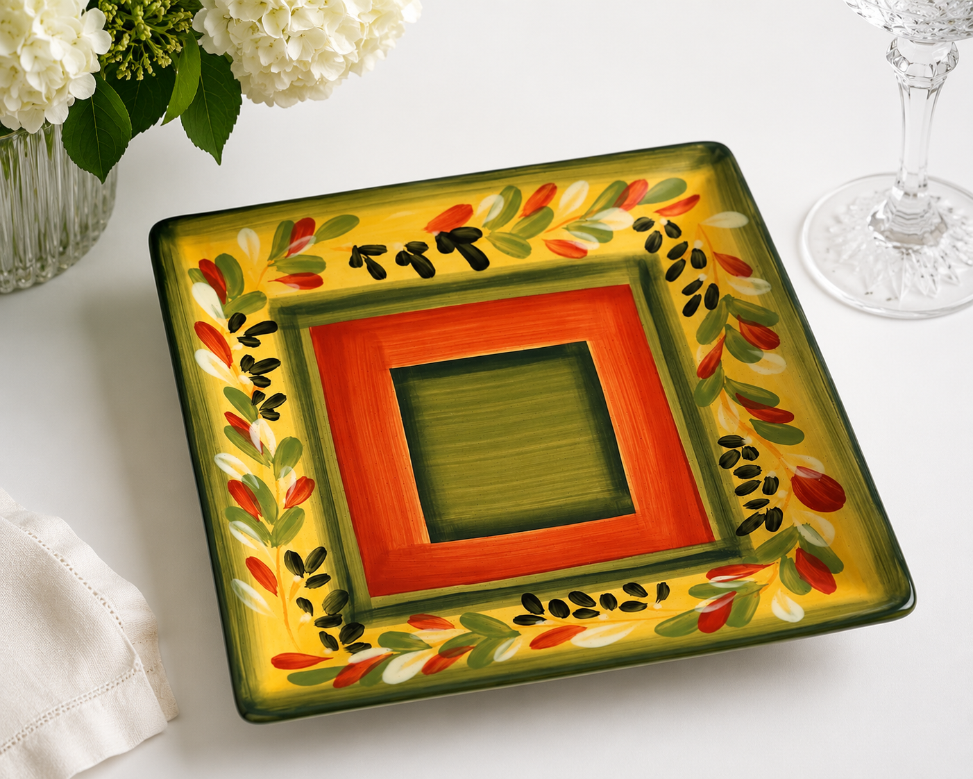 Vintage La Province Square Salad Plates