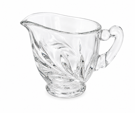 Vintage Willow Clear Indiana Glass Creamer