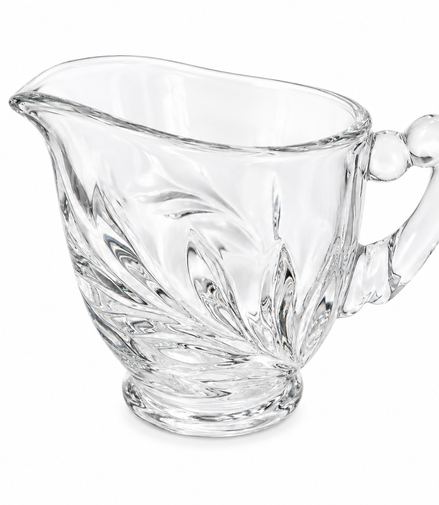 Vintage Willow Clear Indiana Glass Creamer