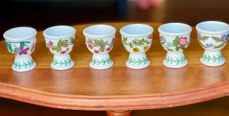 Set of 6 Portmeirion Botanic Garden Egg Cups