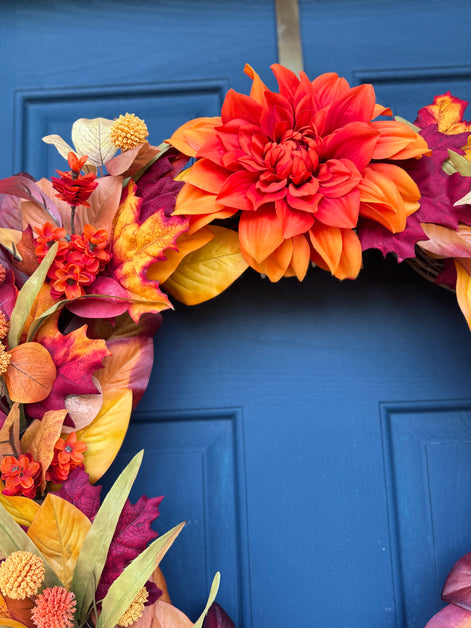Vibrant Harvest Wreath