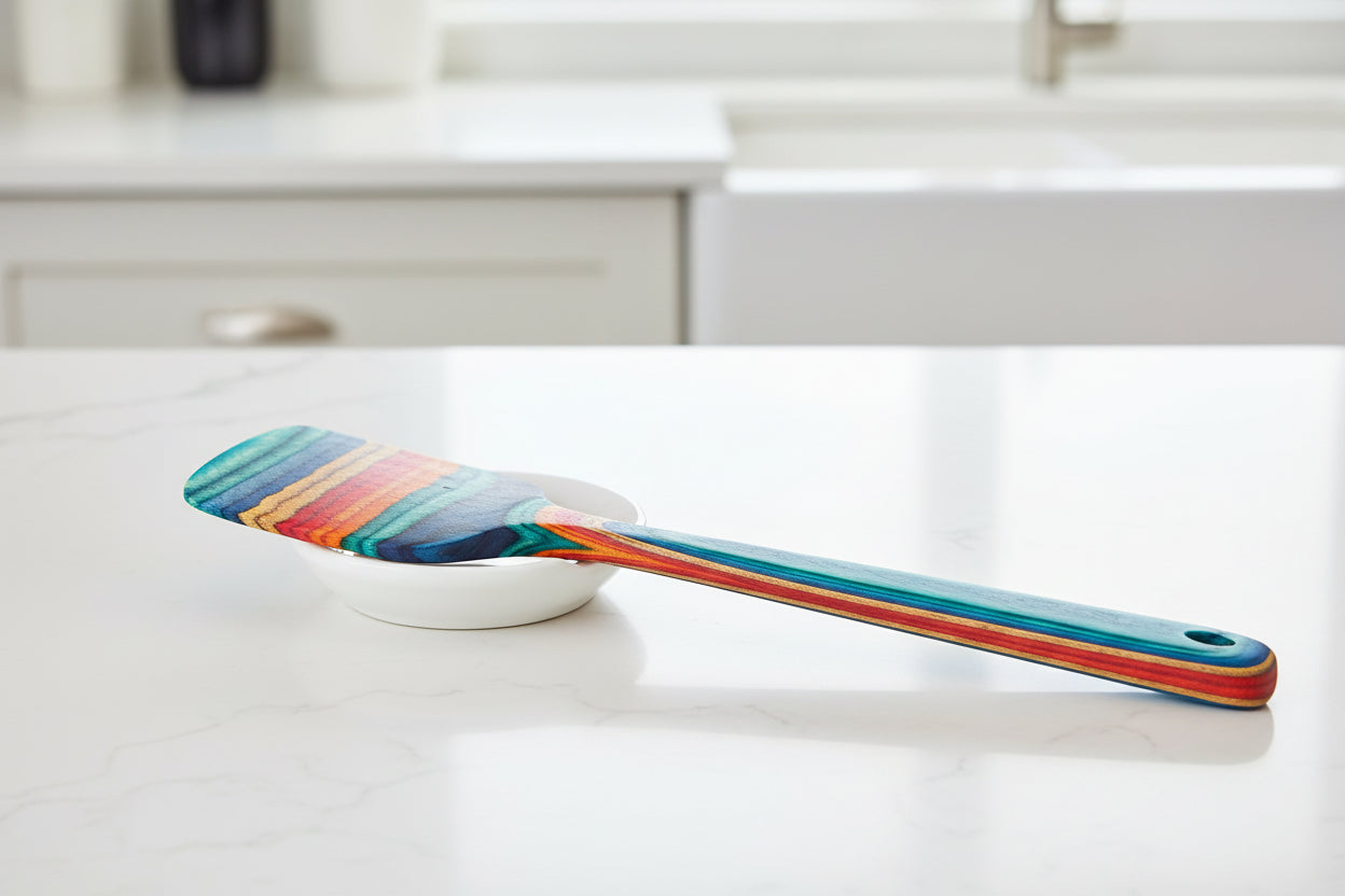 Baltique Montego Bay Collection Multicolored Wooden Spatula