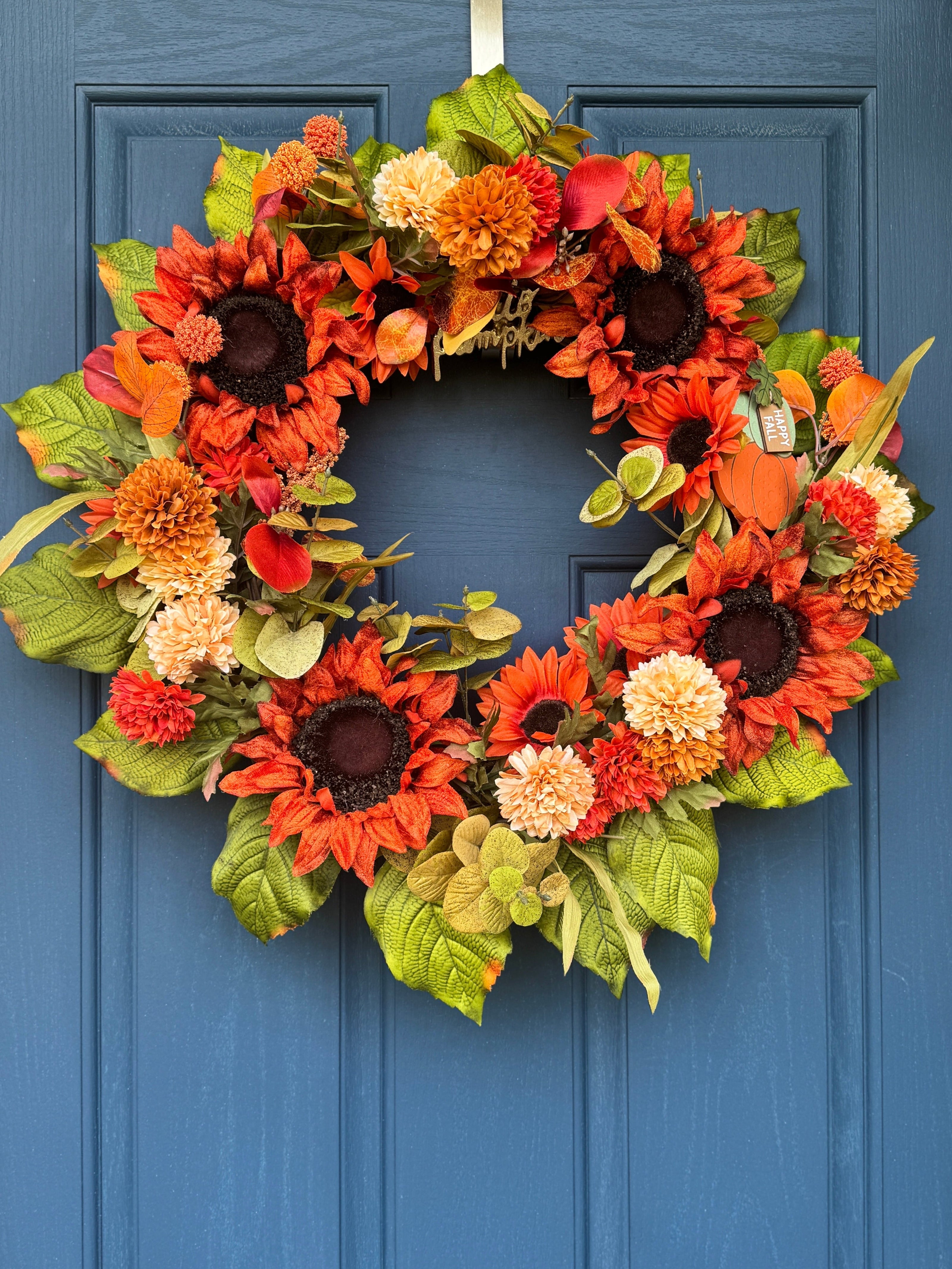 Tangerine Twist Wreath