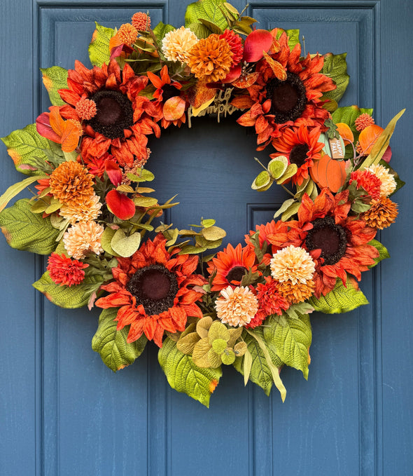 Tangerine Twist Wreath
